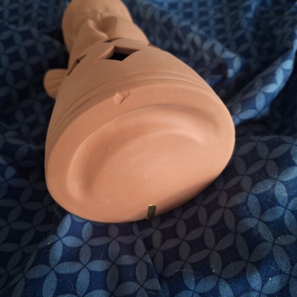 terra cotta angel votive holder - Picture 2 of 13